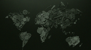 Mapa mundial de Basura